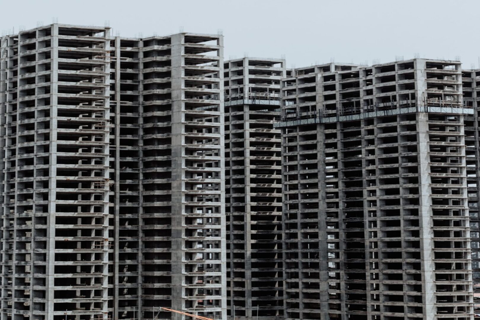 A large building with many windows and balconies.